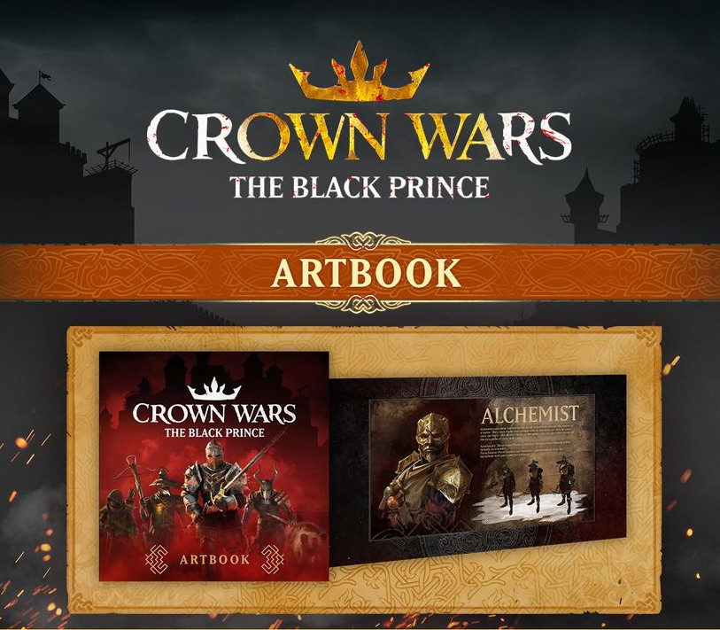 Crown Wars: The Black Prince - Artbook DLC PC Steam CD Key Logo