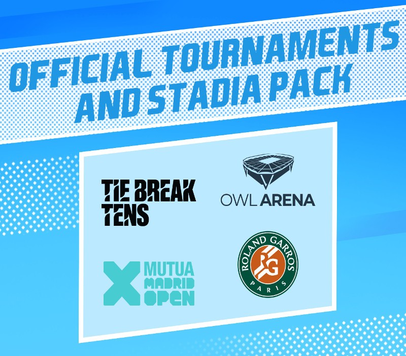 Tennis World Tour 2 - Official Tournaments and Stadia Pack DLC Steam CD Key Logo