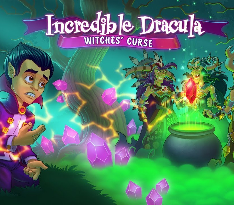 Incredible Dracula: Witches' Curse Steam CD Key Logo