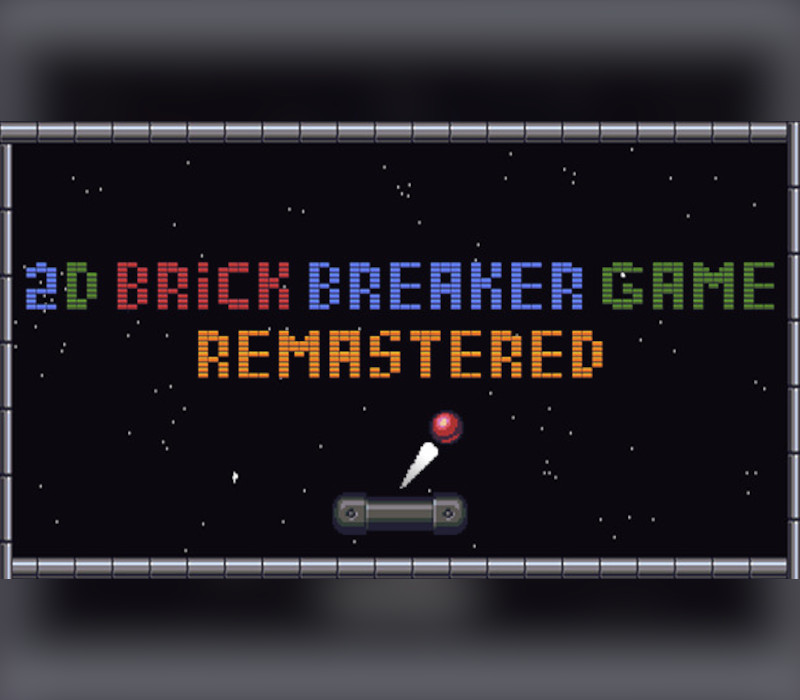 2D Brick Breaker Game REMASTERED Steam CD Key Logo