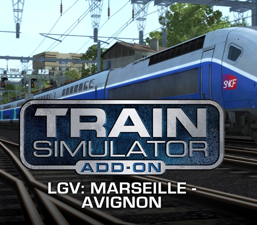 Train Simulator - LGV: Marseille - Avignon Route Add-On DLC Steam CD Key Logo