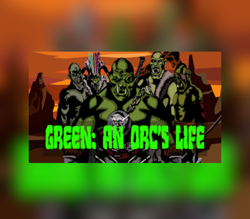 Green An Orc's Life Steam CD Key Logo