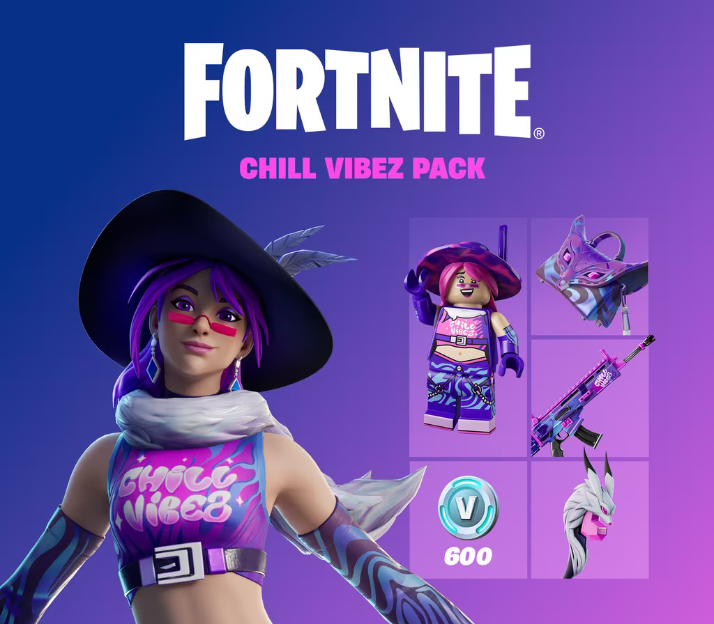 Fortnite - Chill Vibez Pack + 600 V-Bucks AR XBOX One / Xbox Series CD Key Logo