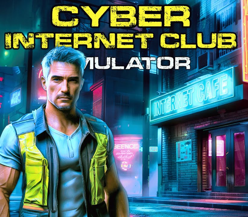 CYBER INTERNET CLUB SIMULATOR PC Steam CD Key Logo