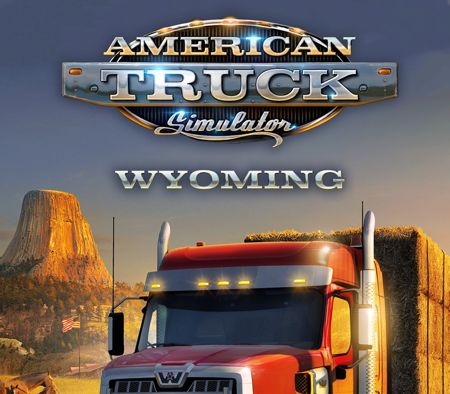 American Truck Simulator - Wyoming DLC Steam CD Key Logo