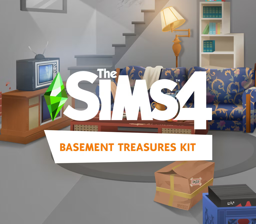 The Sims 4 - Basement Treasures Kit DLC EA App CD Key Logo