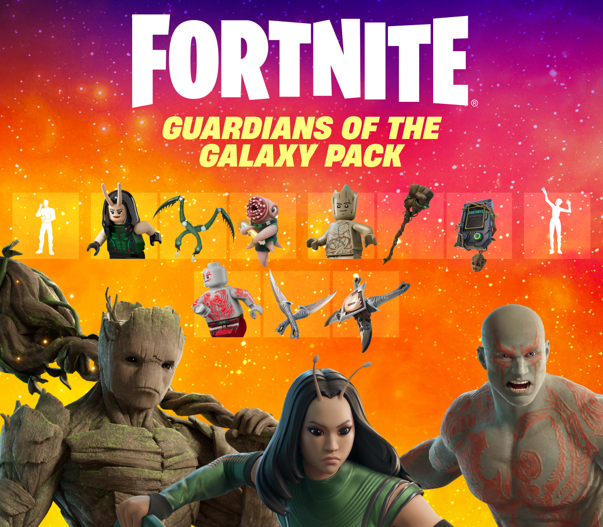 Fortnite - Guardians of the Galaxy Pack DLC CA XBOX One / Xbox Series X|S CD Key Logo