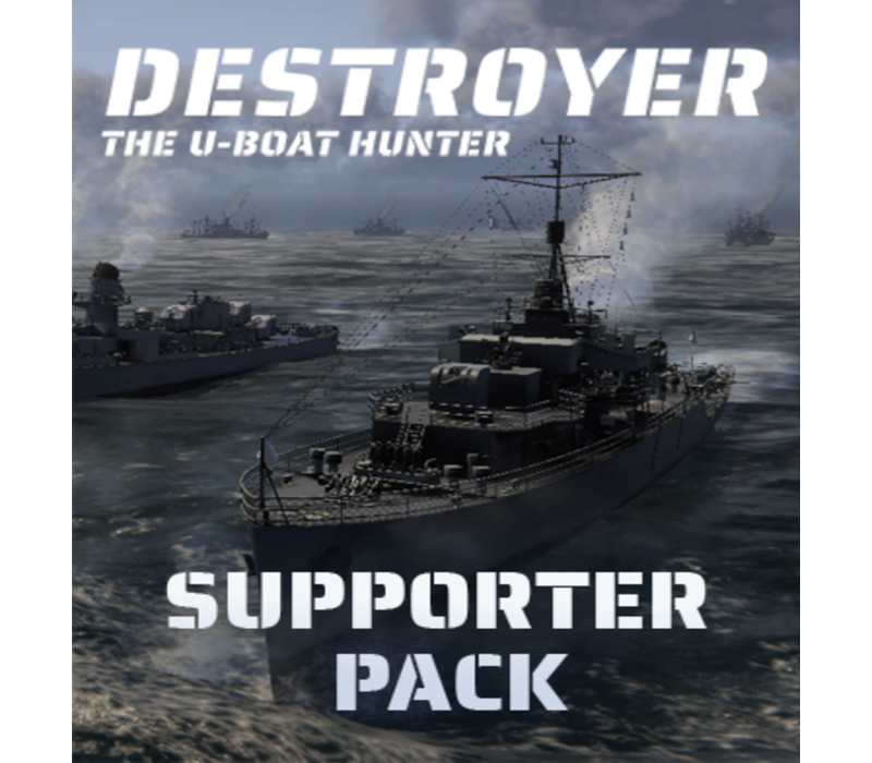 Destroyer: The U-Boat Hunter - Supporter Pack DLC Steam CD Key Logo