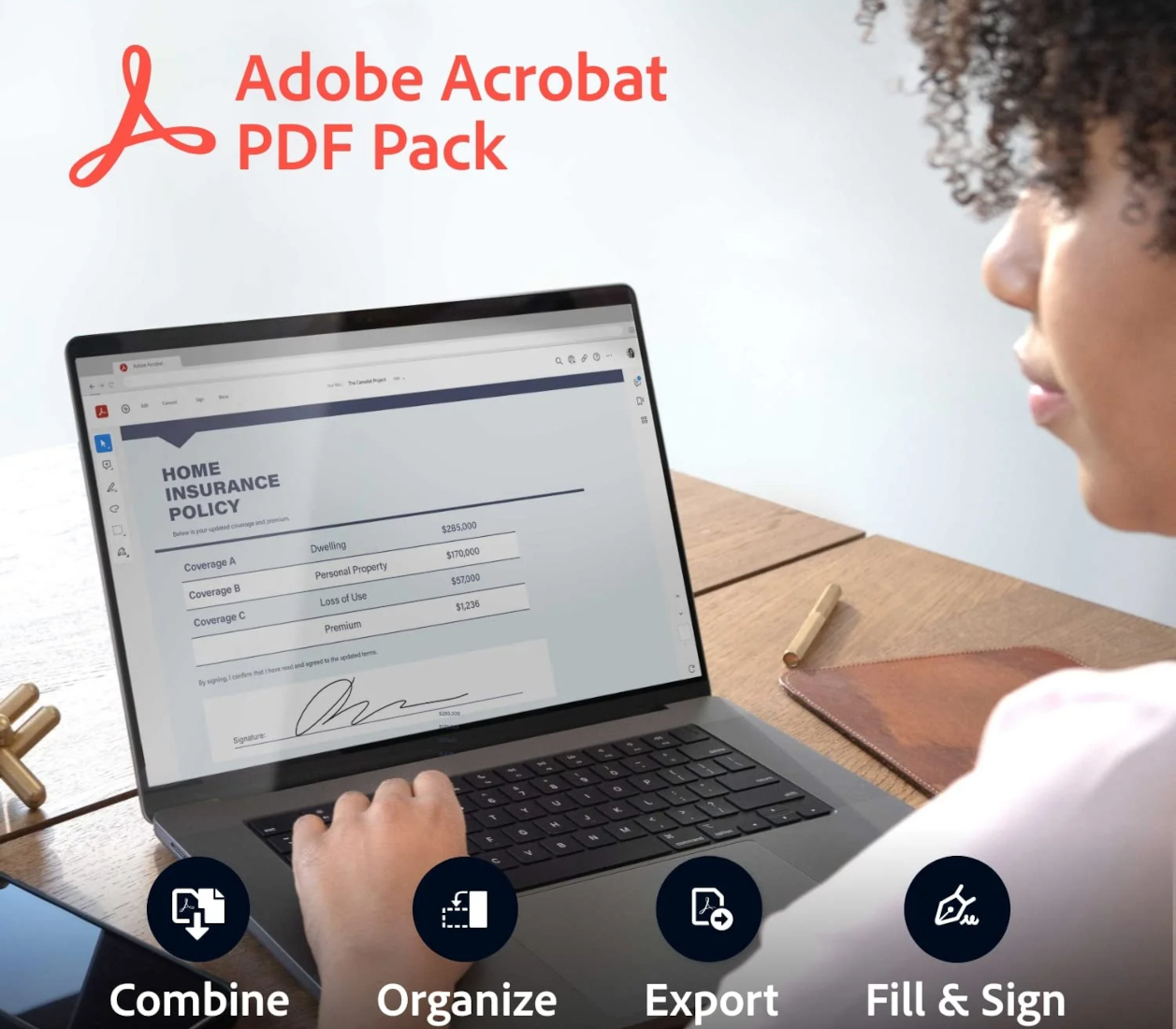 Adobe Acrobat PDF Pack Subscription US Key (1 Device / 1 Year) Logo