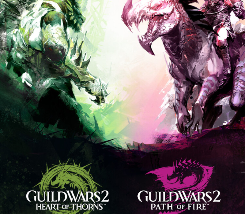 Guild Wars 2: Heart of Thorns & Path of Fire DLC PC Steam CD Key Logo