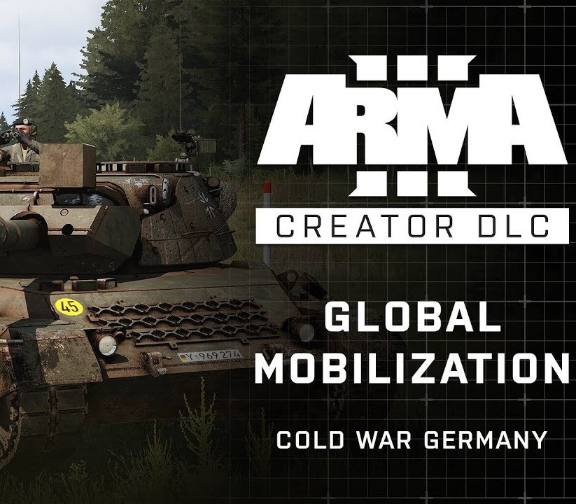 Arma 3 Creator DLC: Global Mobilization - Cold War Germany PC Steam CD Key Logo