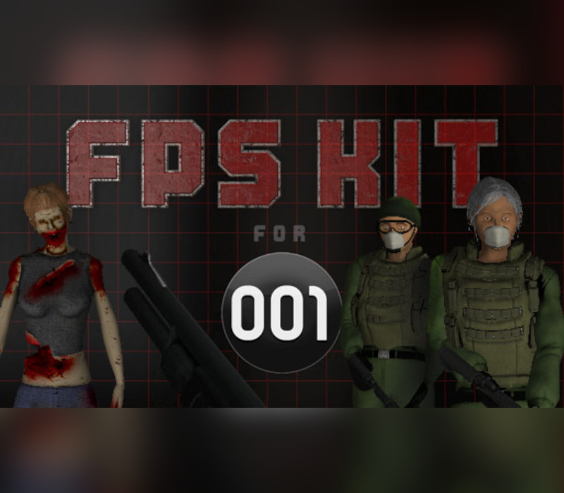 001 Game Creator - 3D FPS / Survival Horror Kit Steam CD Key Logo