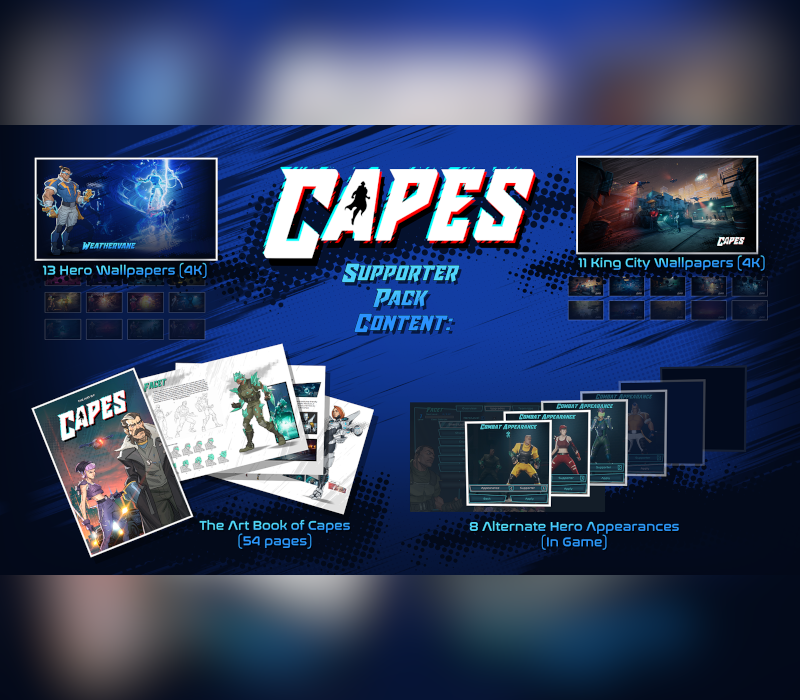 Capes - Supporter Pack DLC PC Steam CD Key Logo