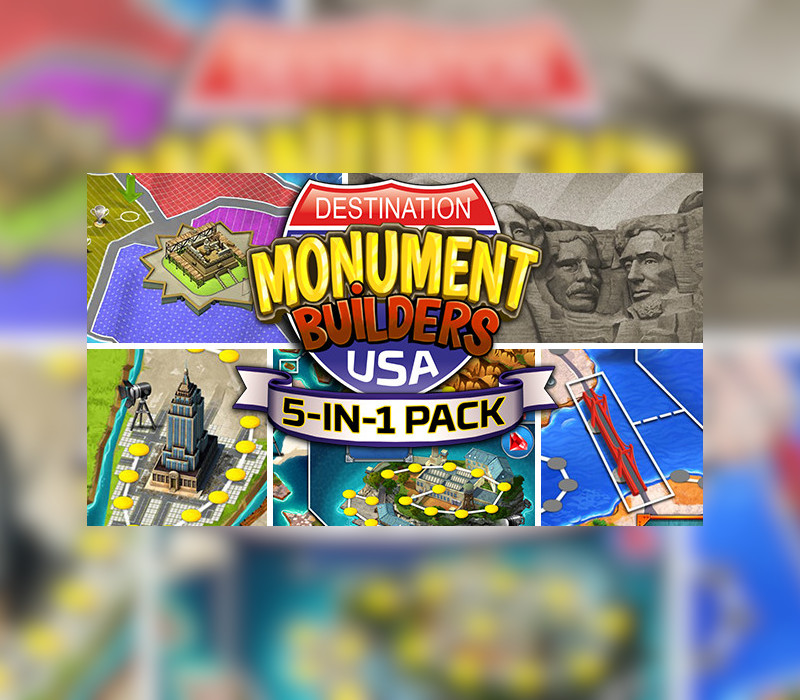 Monument Builders: Destination USA 5-in-1 Pack Steam CD Key Logo