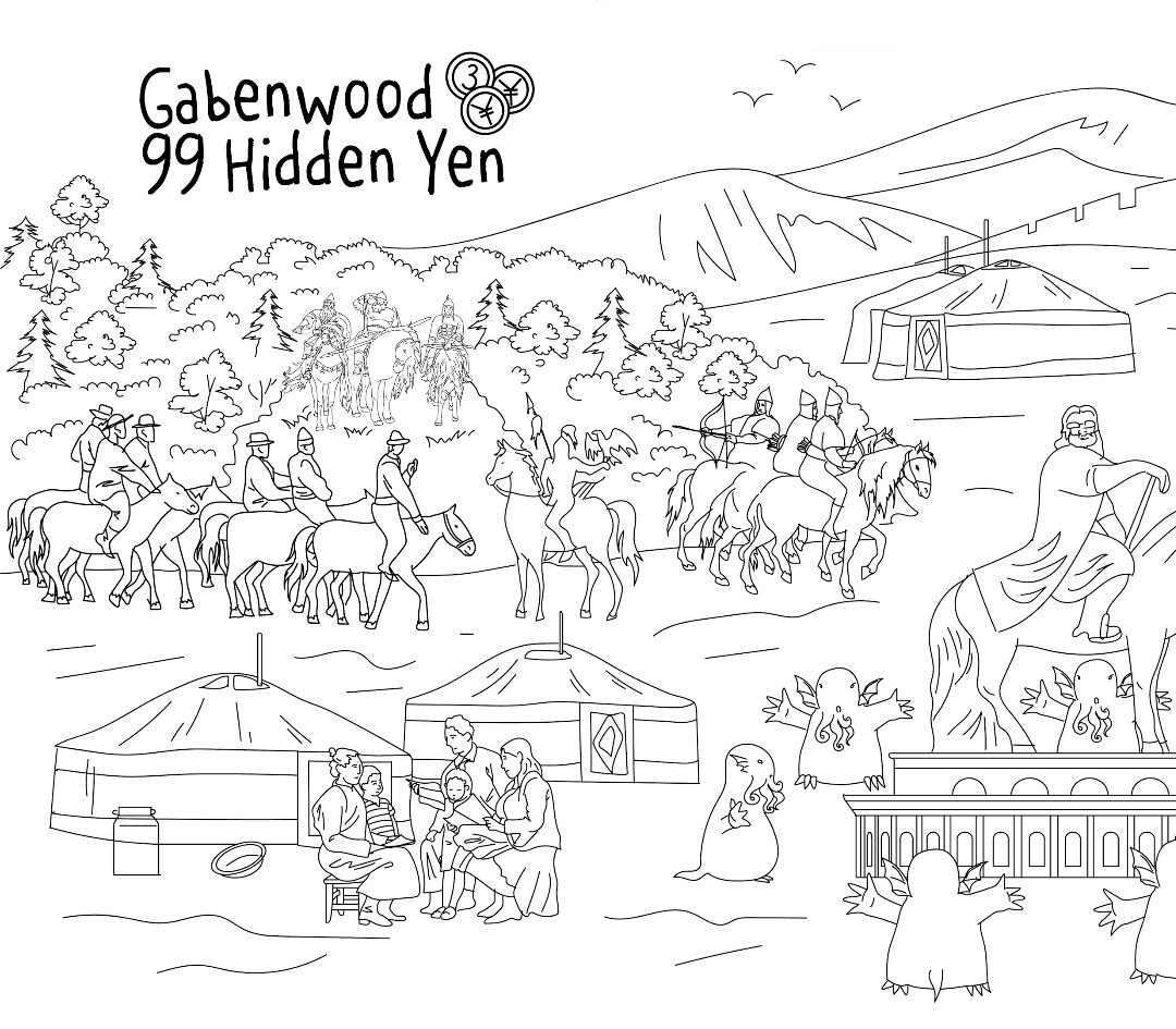 Gabenwood 3: 99 Hidden Yen PC Steam CD Key Logo
