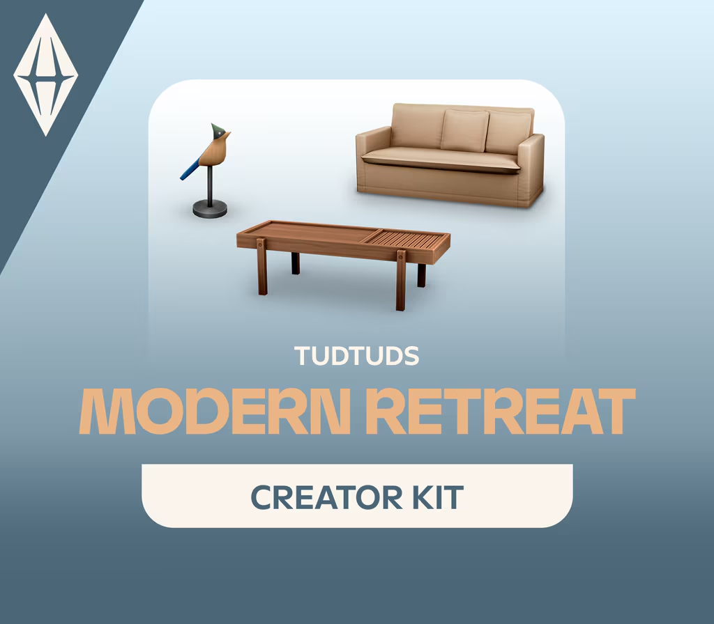 The Sims 4 - Modern Retreat Kit DLC PC EA App CD Key Logo