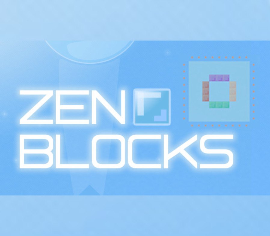 Zen Blocks: Relaxing Puzzle Board Game Steam CD Key Logo