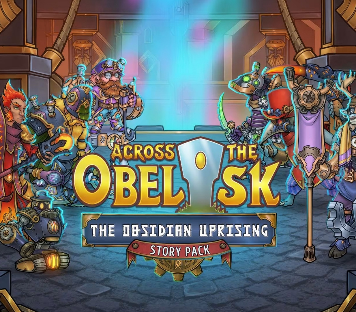 Across the Obelisk - The Obsidian Uprising DLC PC Steam CD Key Logo