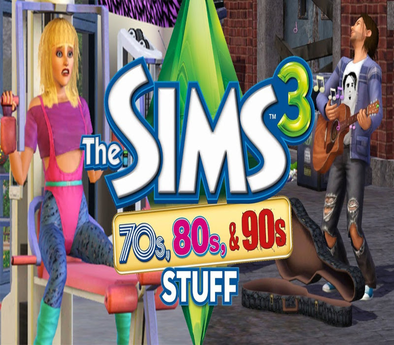 The Sims 3 - 70s, 80s, & 90s Stuff Pack DLC PC EA App CD Key Logo