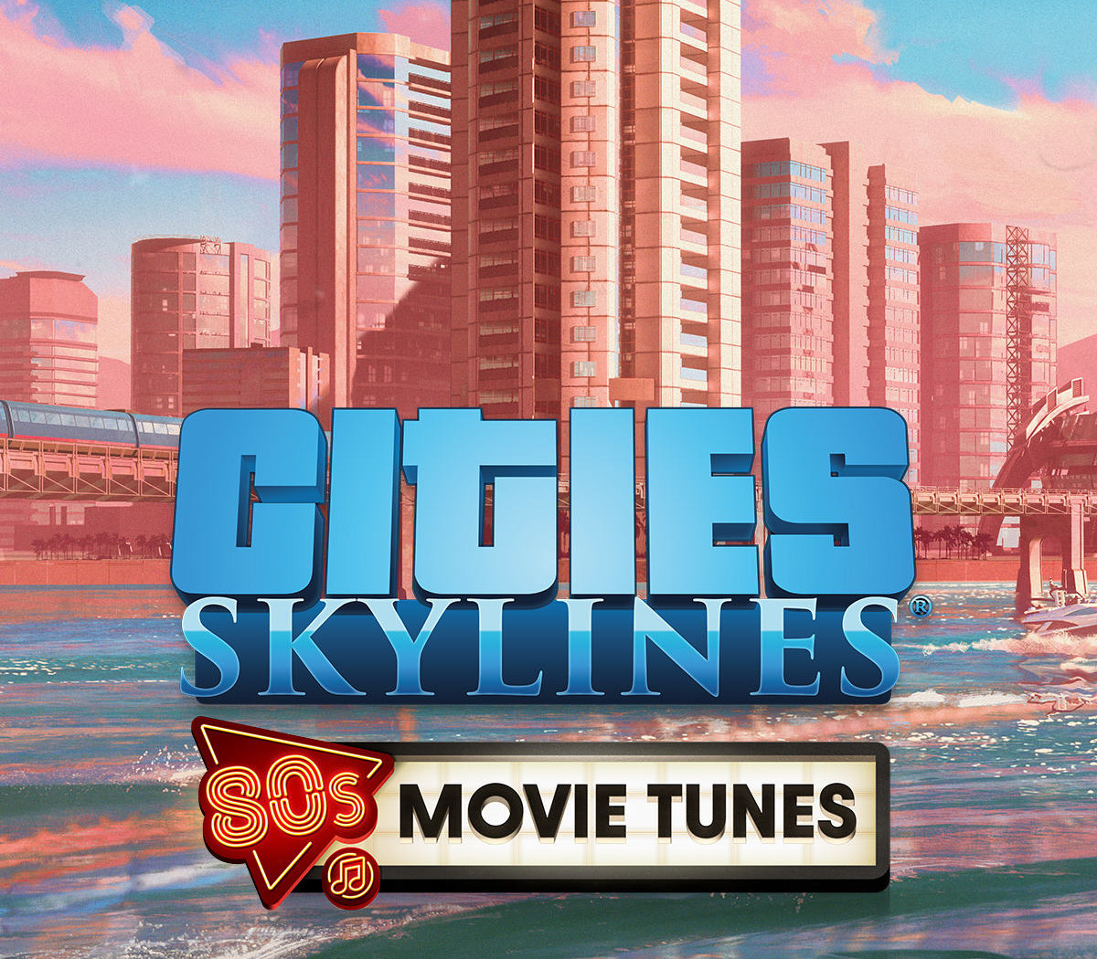 Cities: Skylines - 80's Movies Tunes DLC EU Steam CD Key Logo