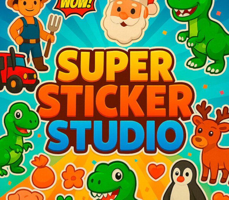 Super Sticker Studio - Creative Fun for Everyone PC Steam CD Key Logo