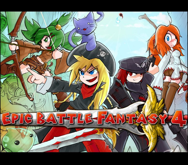 Epic Battle Fantasy 4 PC Steam CD Key Logo