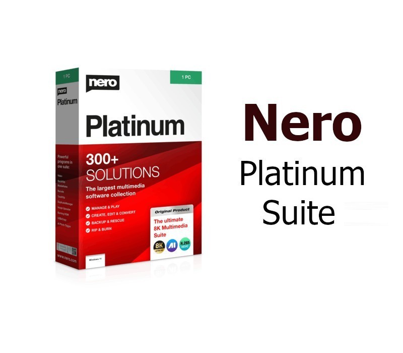 Nero Platinum Suite CD Key (1 Year / 1 PC) Logo