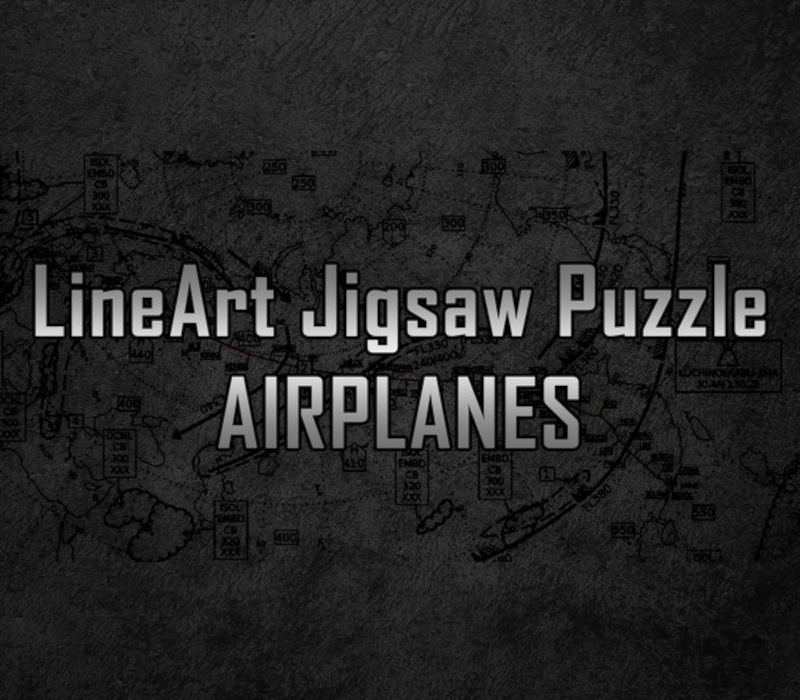 LineArt Jigsaw Puzzle - Airplanes PC Steam CD Key Logo