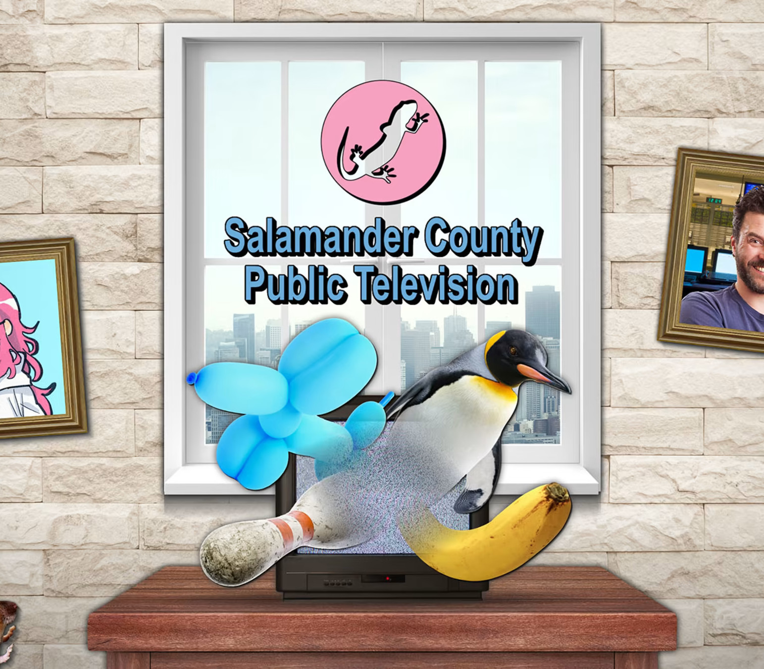Salamander County Public Television Steam CD Key Logo