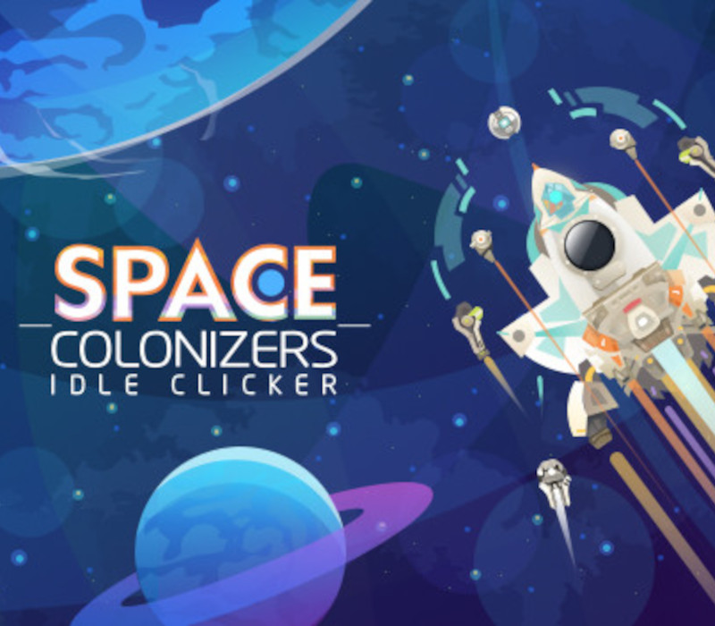 Space Colonizers Idle Clicker Steam CD Key Logo