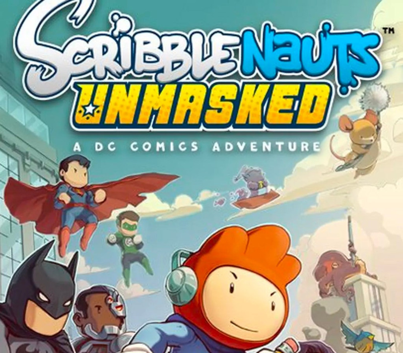 Scribblenauts Unmasked: A DC Comics Adventure PC Steam CD Key Logo