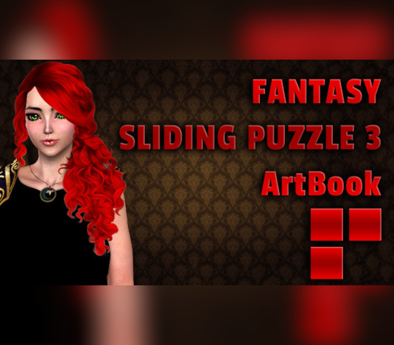 Fantasy Sliding Puzzle 3 - ArtBook Steam CD Key Logo
