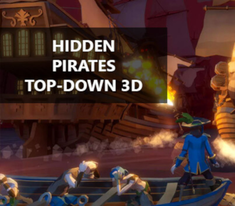Hidden Pirates Top-Down 3D PC Steam CD Key Logo