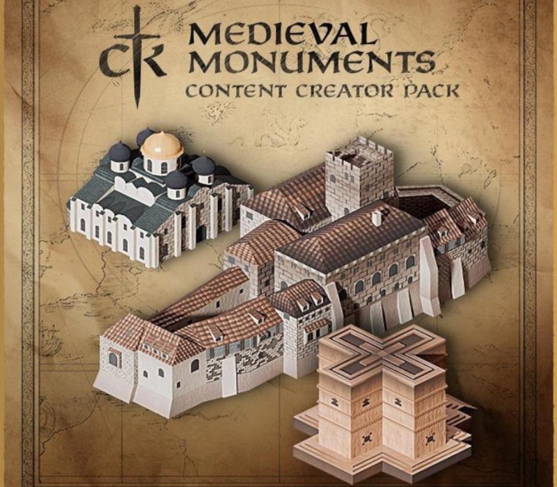 Crusader Kings III - Content Creator Pack: Medieval Monuments DLC PC Steam CD Key Logo