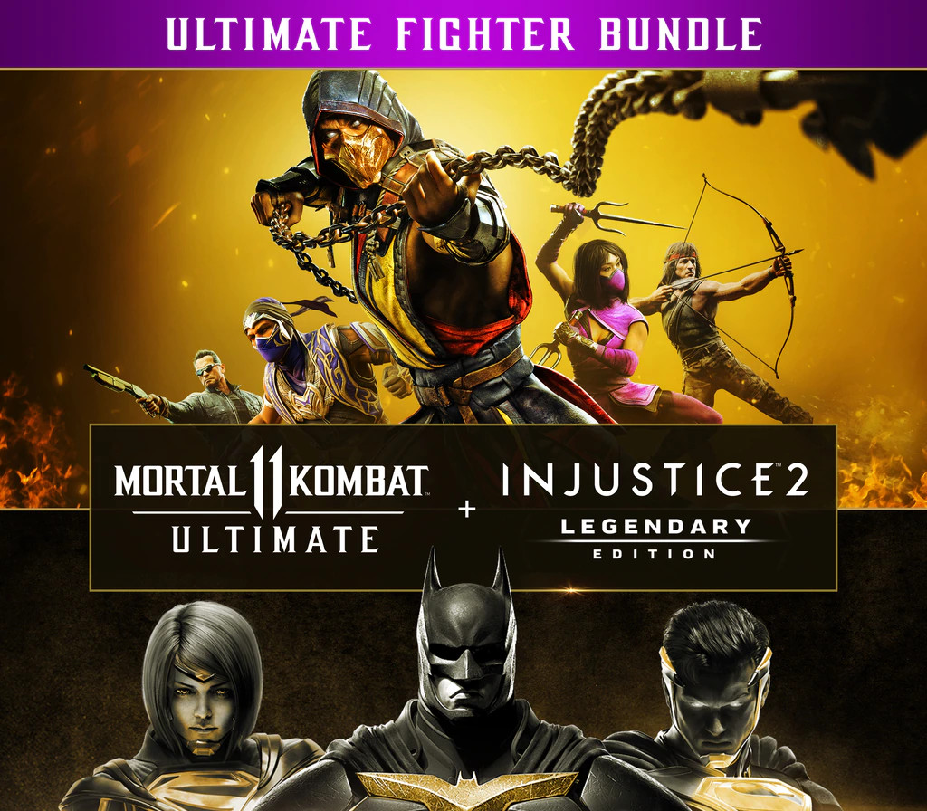 Mortal Kombat 11 Ultimate + Injustice 2 Leg. Edition Bundle EU XBOX One / Xbox Series X|S CD Key Logo