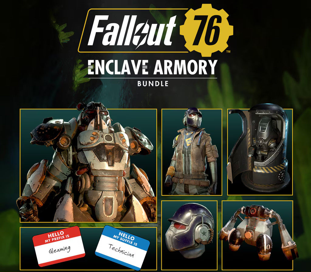Fallout 76 - Enclave Armory Bundle DLC PC Steam CD Key Logo