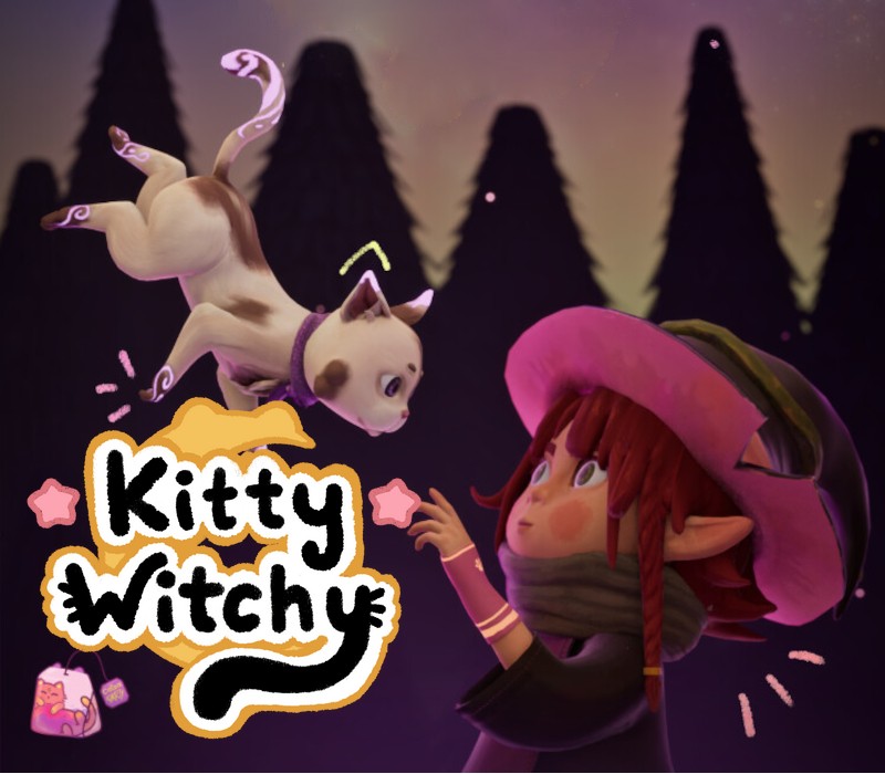 Kitty Witchy PC Steam CD Key Logo