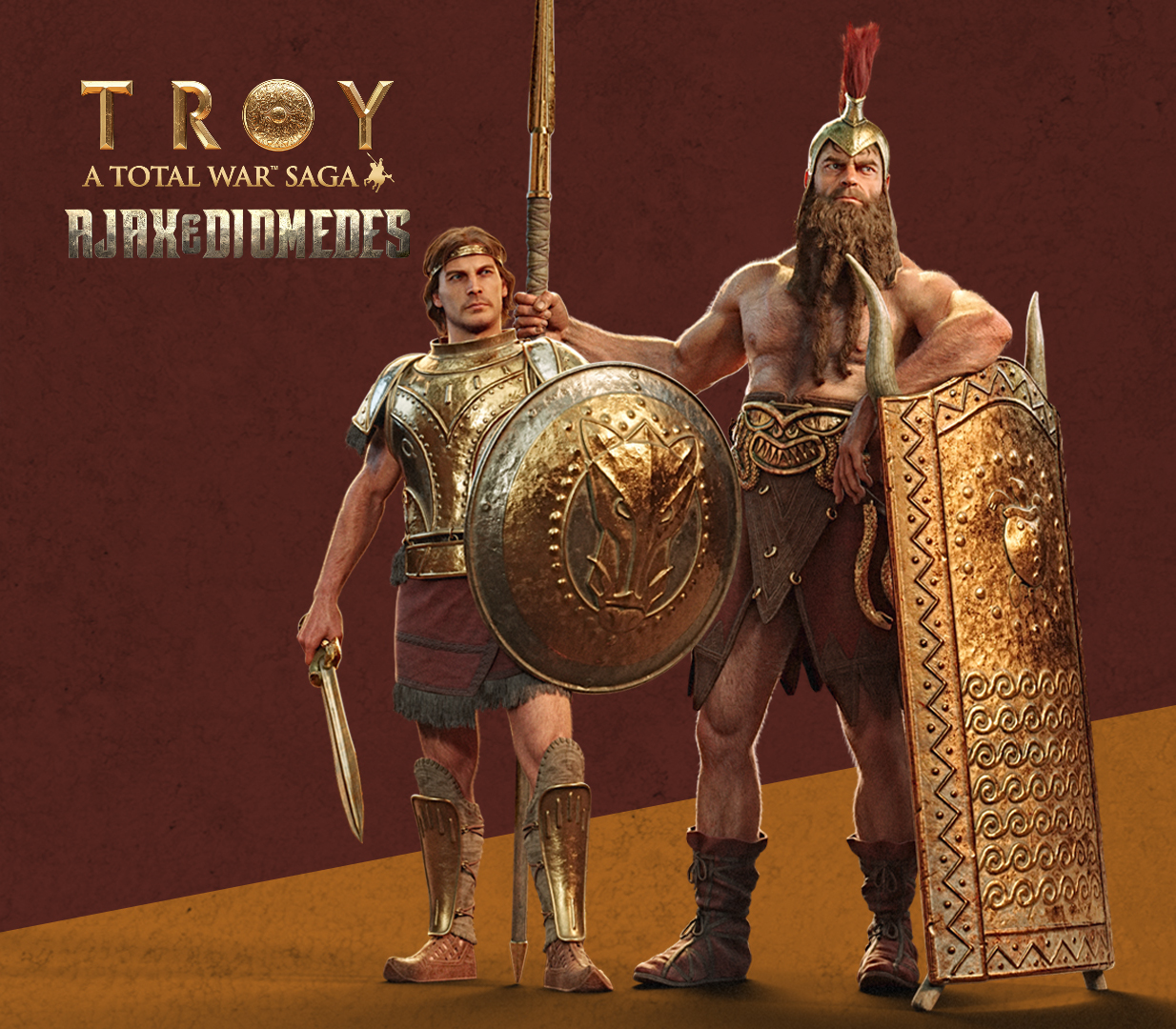 Total War Saga: TROY - Ajax & Diomedes DLC PC Steam CD Key Logo