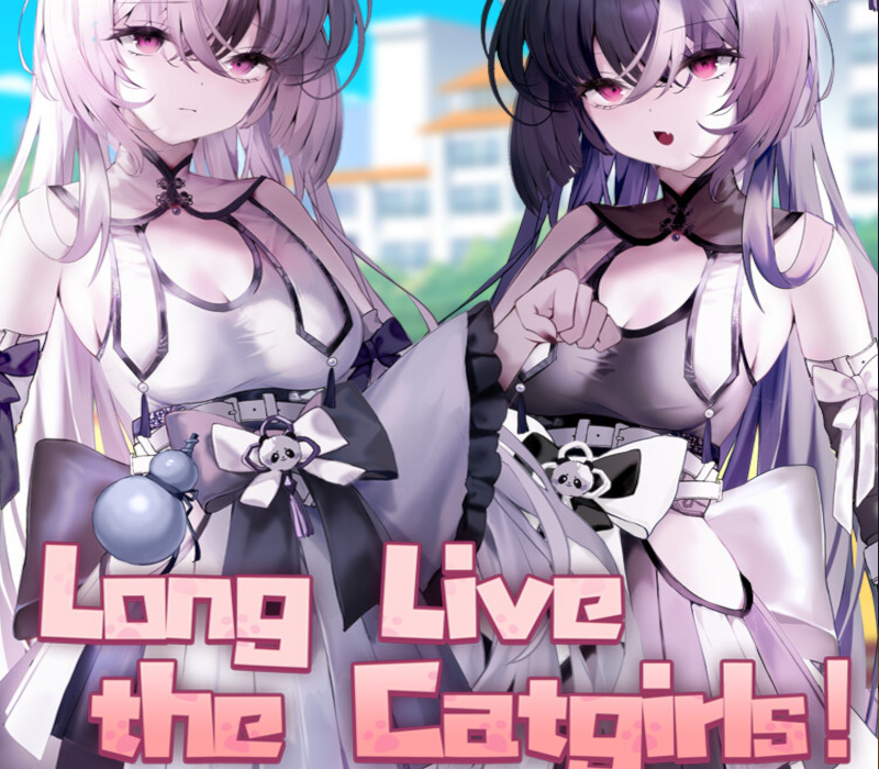 Long Live the Catgirls! PC Steam CD Key Logo