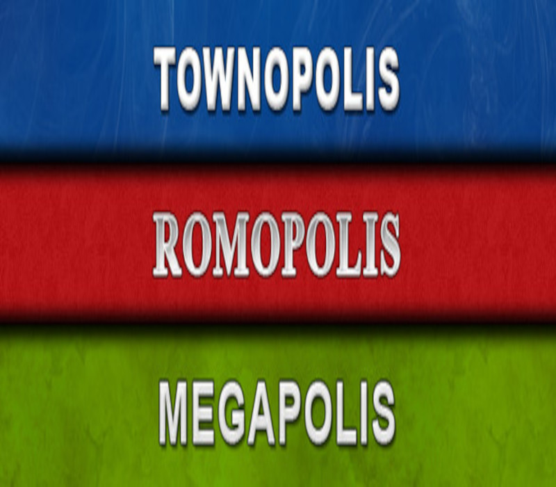 Townopolis Romopolis Megapolis Collection Steam CD Key Logo