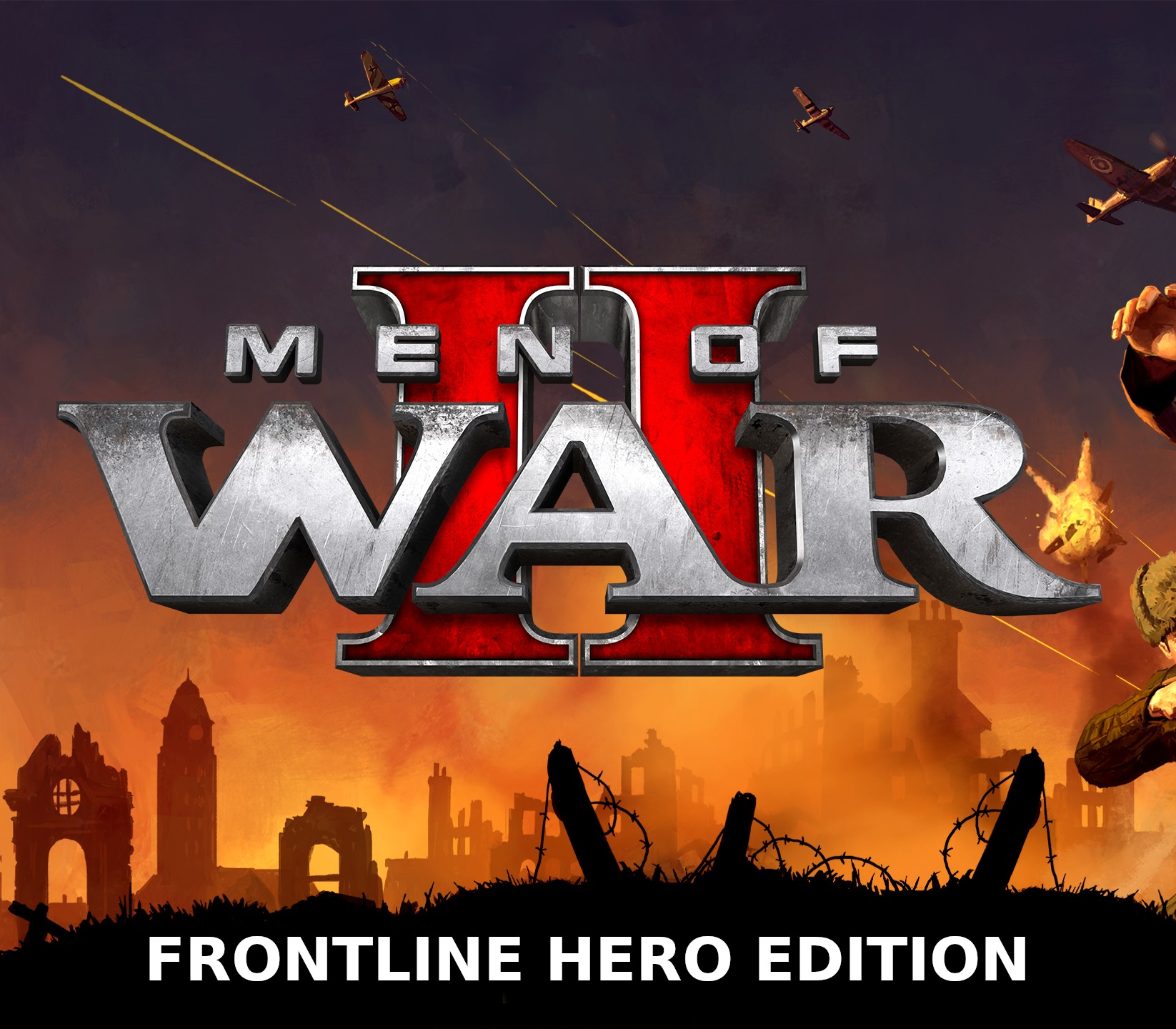Men of War II Frontline Hero Edition PC Steam CD Key Logo