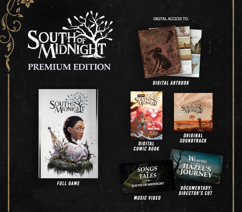 South of Midnight Premium Edition PC Steam CD Key Logo