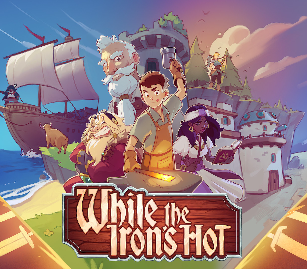 While the Iron's Hot PC Steam CD Key Logo