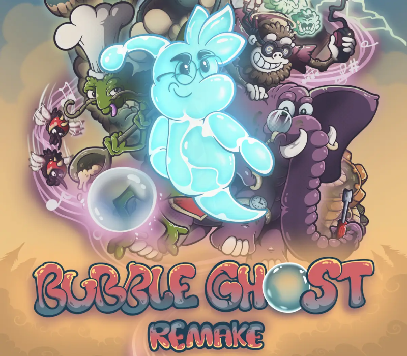 Bubble Ghost Remake PC Steam CD Key Logo