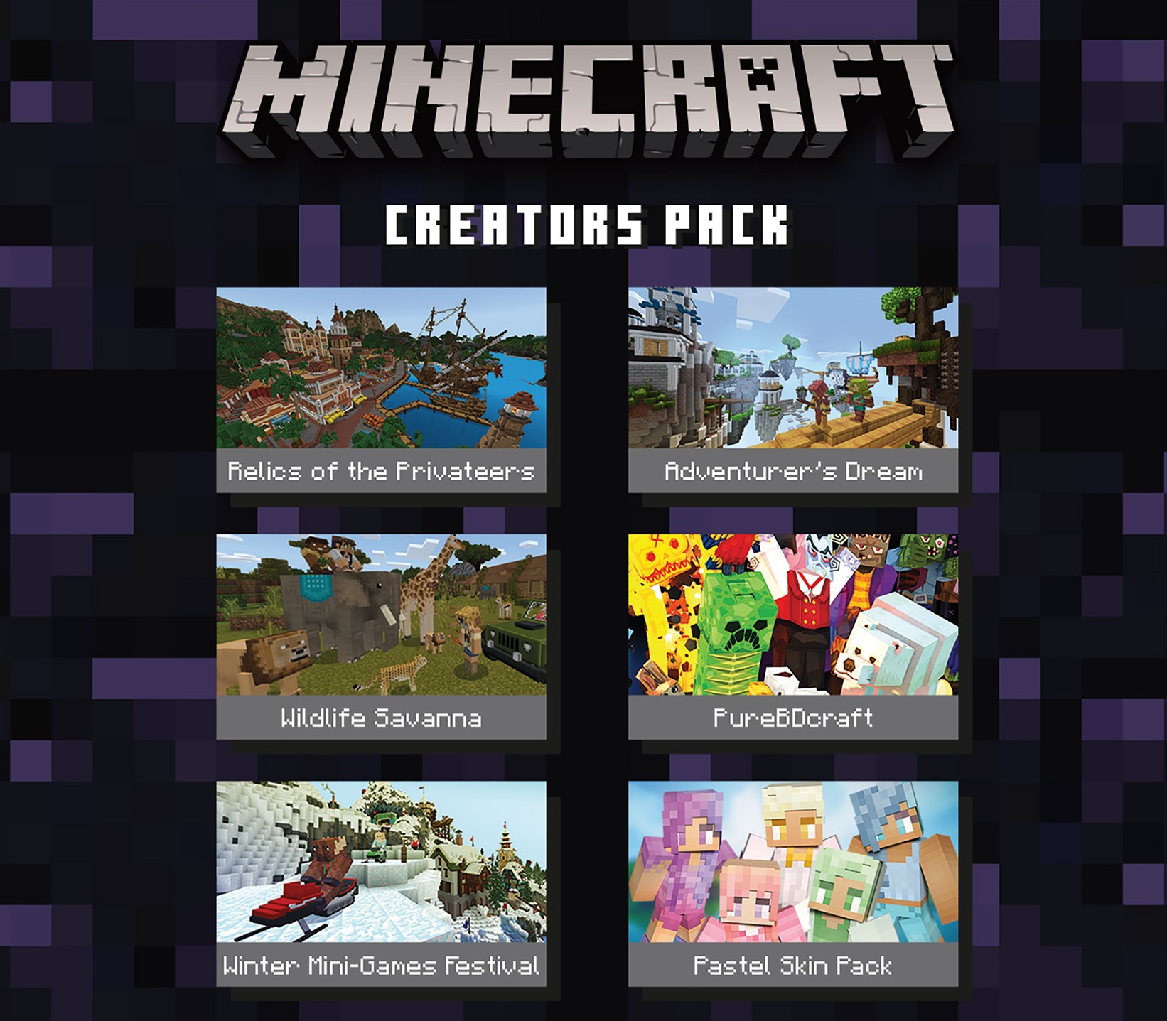 Minecraft - Creators Pack DLC EU XBOX One CD Key Logo