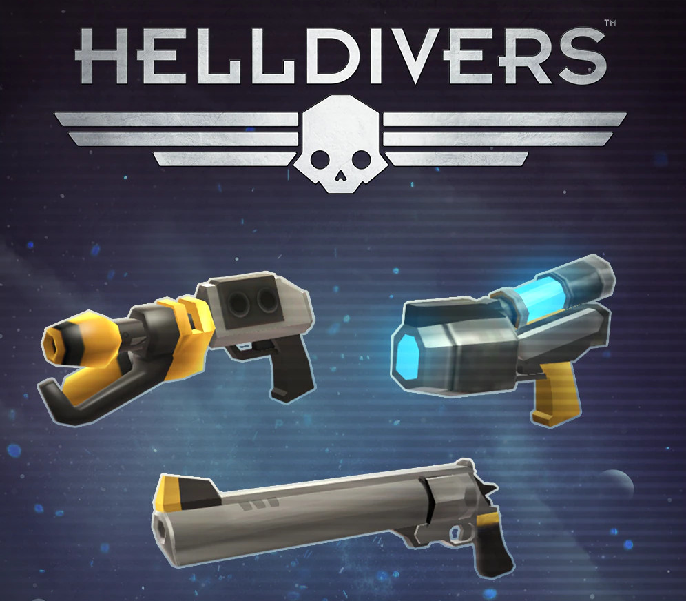 HELLDIVERS - Pistols Perk Pack DLC PC Steam CD Key Logo