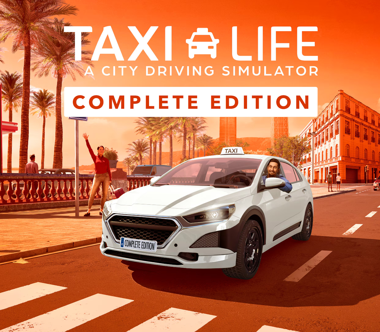 Taxi Life: A City Driving Simulator Complete Edition PC Steam CD Key Logo