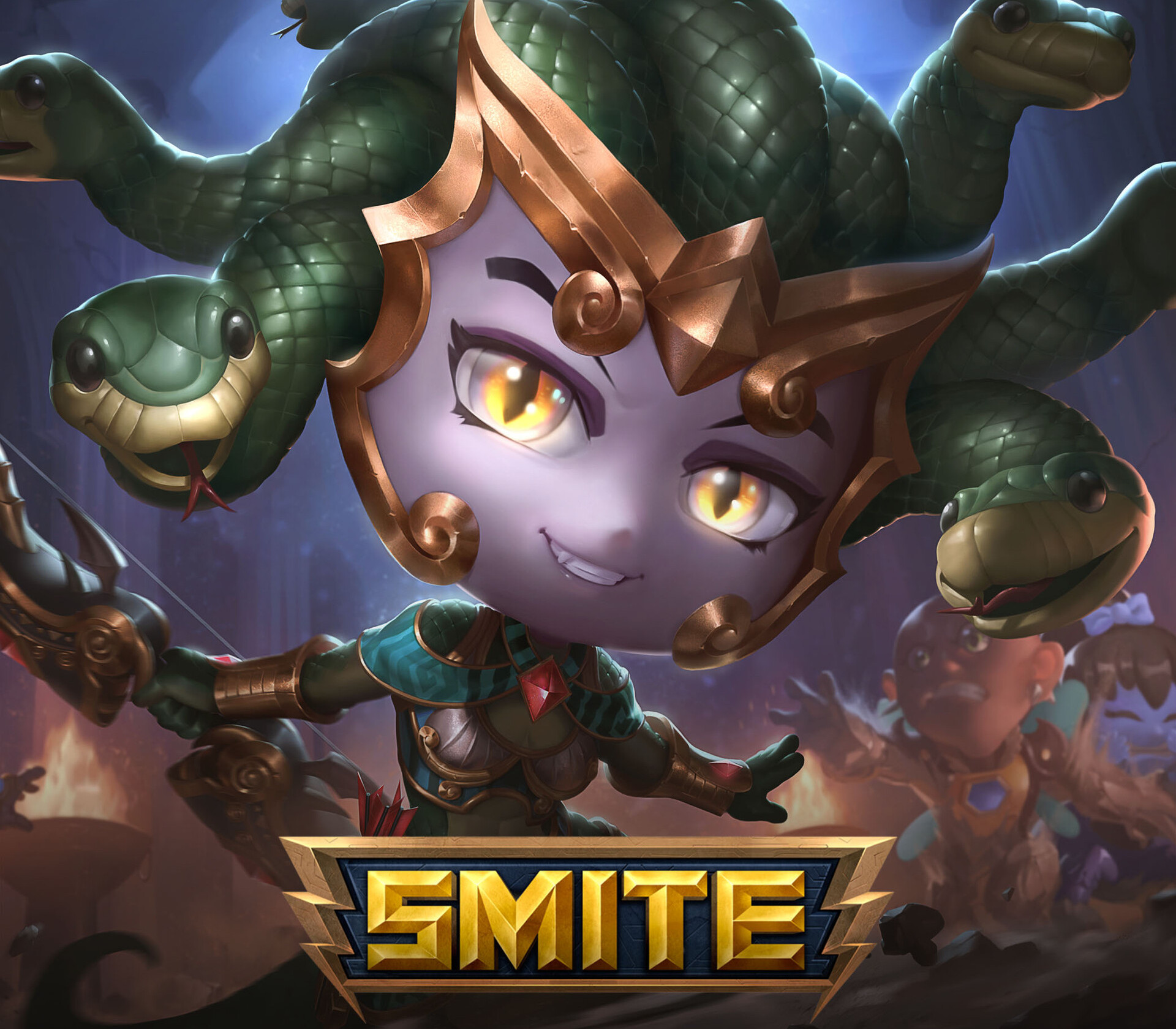 SMITE - Snakey Chibi Medusa Skin CD Key Logo