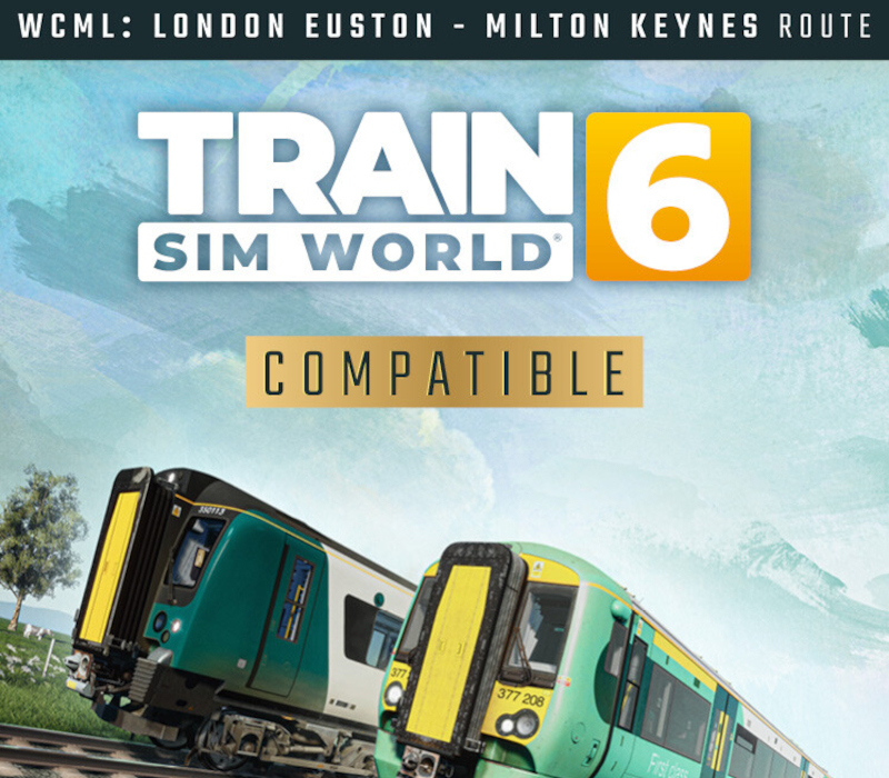Train Sim World 6 - West Coast Main Line: London Euston - Milton Keynes Route Add-On DLC EU XBOX One / Xbox Series X|S / PC CD Key Logo