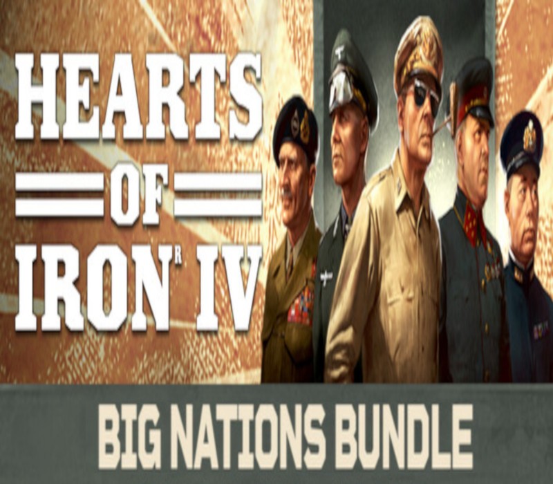 Hearts of Iron IV: Big Nations Bundle PC Steam CD Key Logo